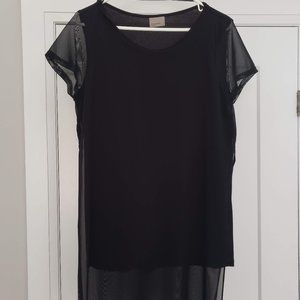 Vero Moda Mesh Overlay Tunic/T shirt - M NWOT